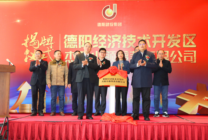 市委常委、副市長(zhǎng)藍(lán)益民蒞臨杰陽(yáng)小貸公司揭牌儀式