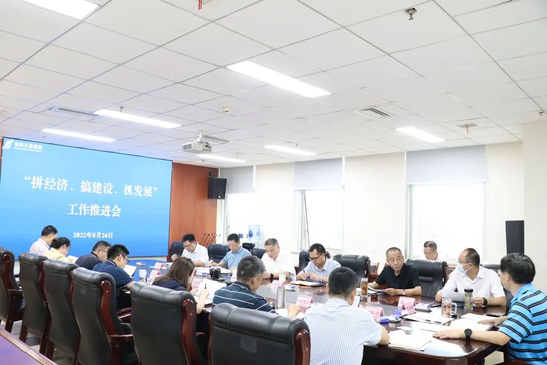【拼經(jīng)濟(jì) 搞建設(shè) 抓發(fā)展】集團(tuán)公司組織召開“拼經(jīng)濟(jì)、搞建設(shè)、抓發(fā)展”工作推進(jìn)會(huì)